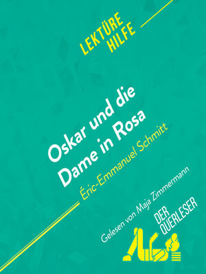 cover image of Oskar und die Dame in Rosa von Éric-Emmanuel Schmitt Lektürehilfe